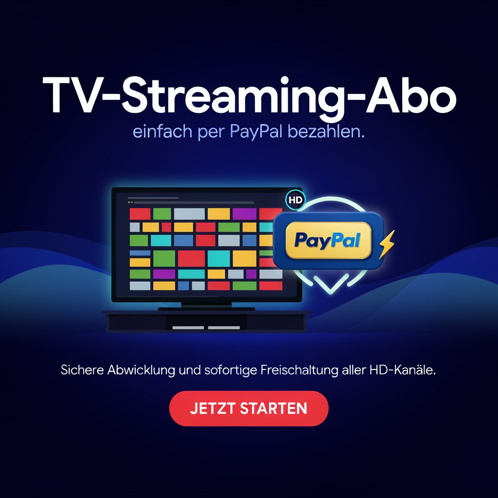 iptv abo buchen paypal
