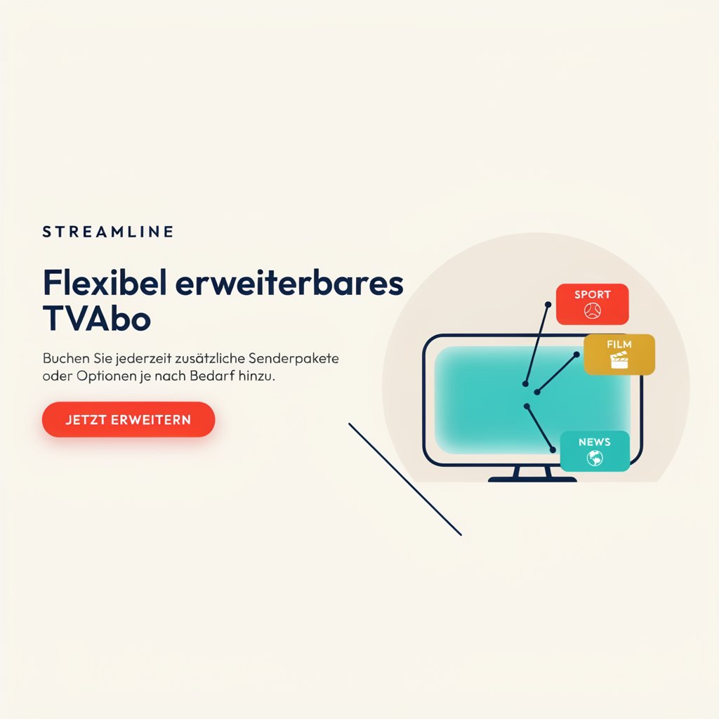 tv stream flexibel erweiterbares abo
