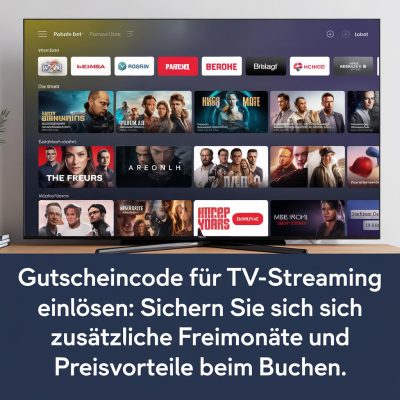 tv streaming rabattcode einlosen